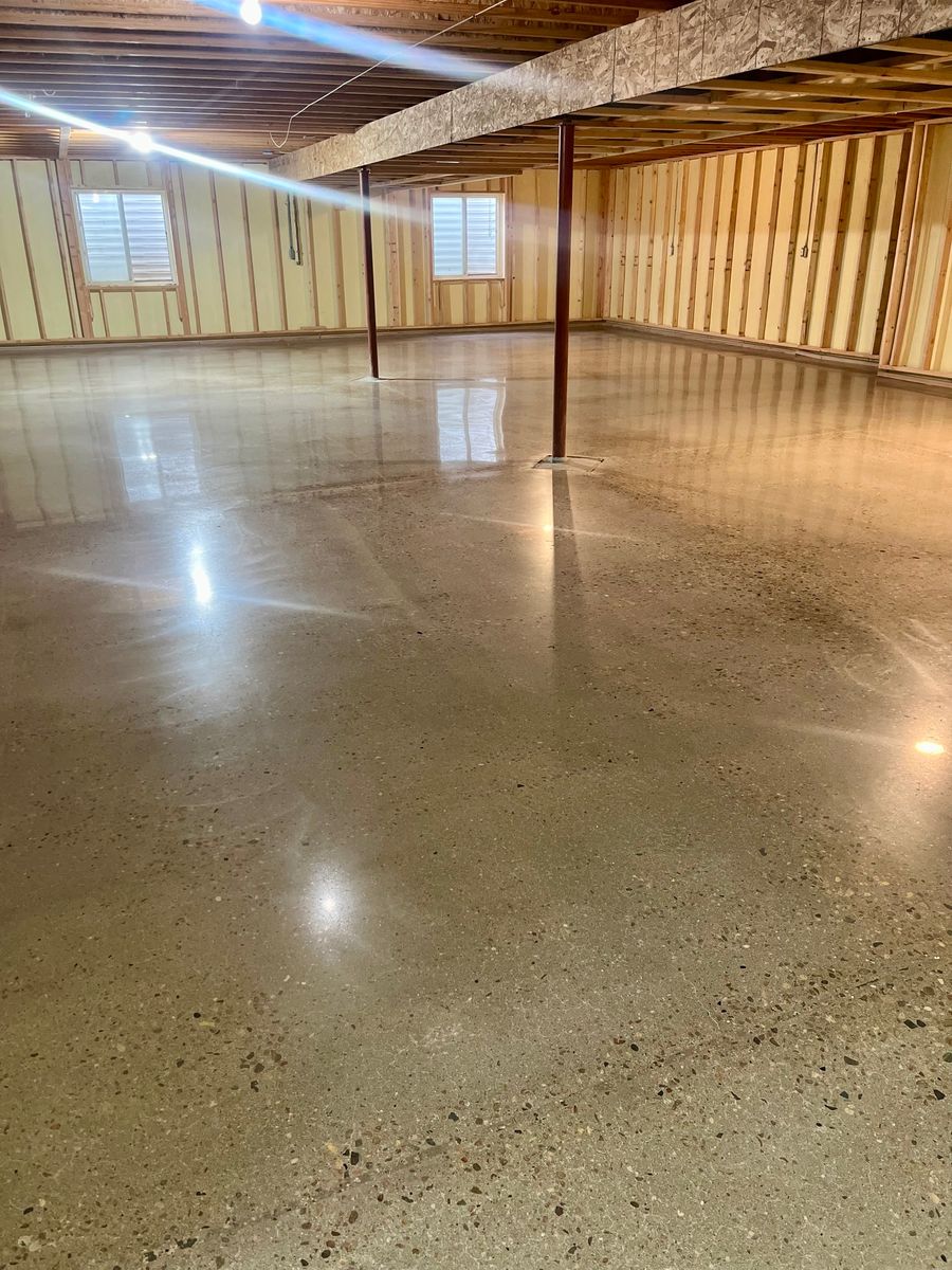 Polished Concrete for Box State Surface Prep in Denver, CO