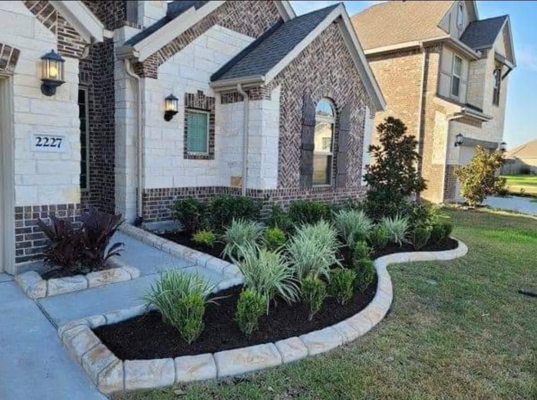 Landscaping for Texas Curb N Borders in Houston, TX