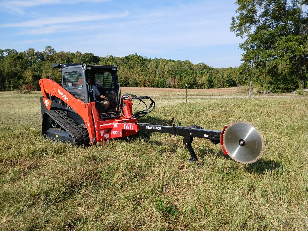 Site Preparation for Whiskey Ridge Mulching & Land Services in South Boston, VA