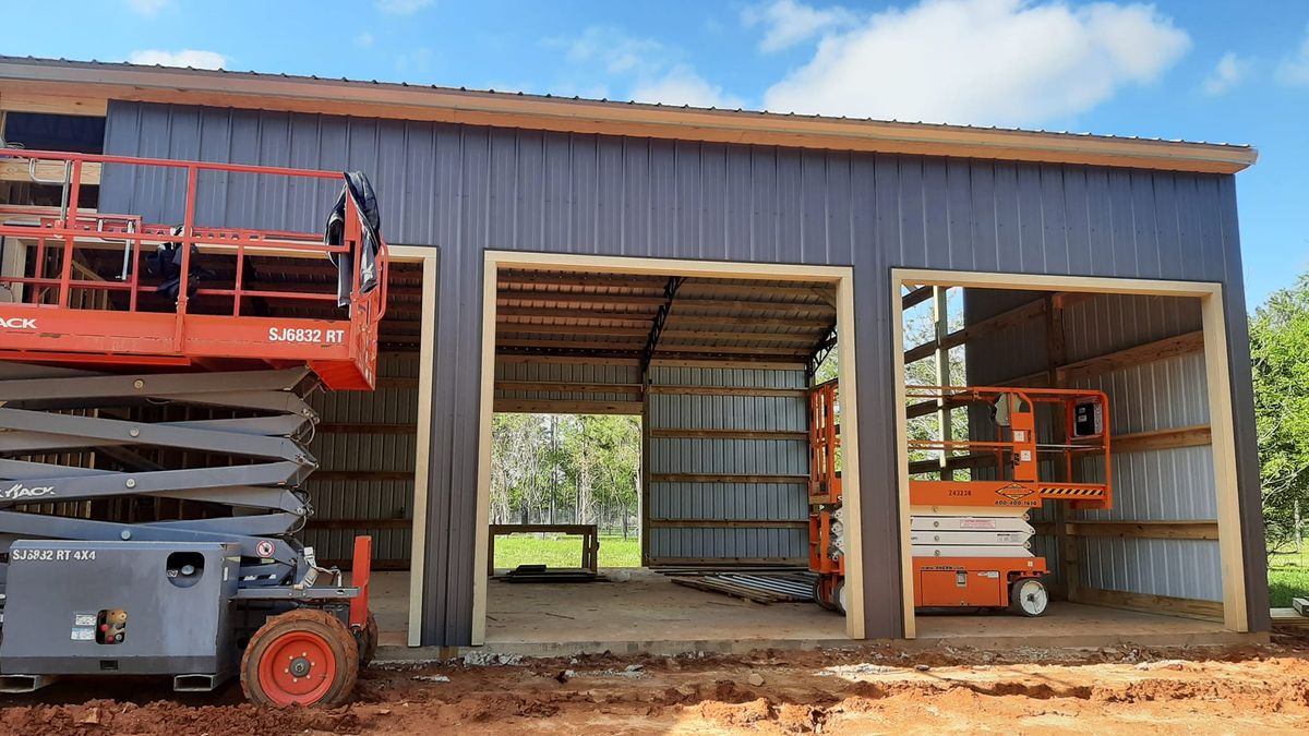 Commercial Work for RL Barns & Barndominiums in Deatsville, AL