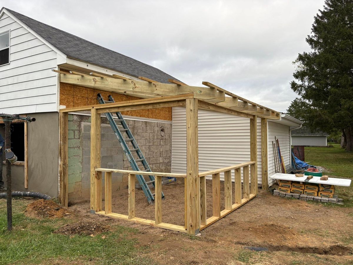 Carpentry for RS Hunter LLC in Lycoming County, PA