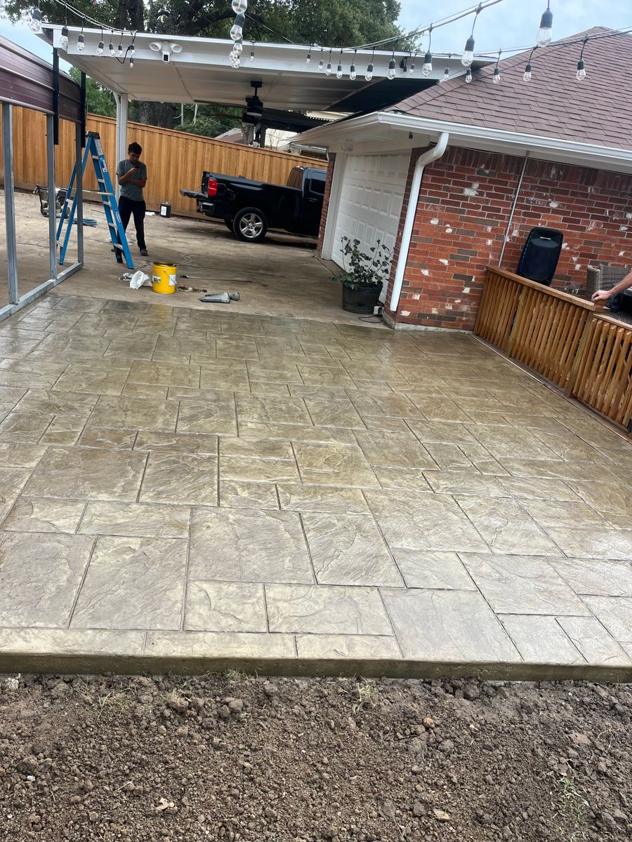 Concrete for Concrete Jungle in Dallas, TX