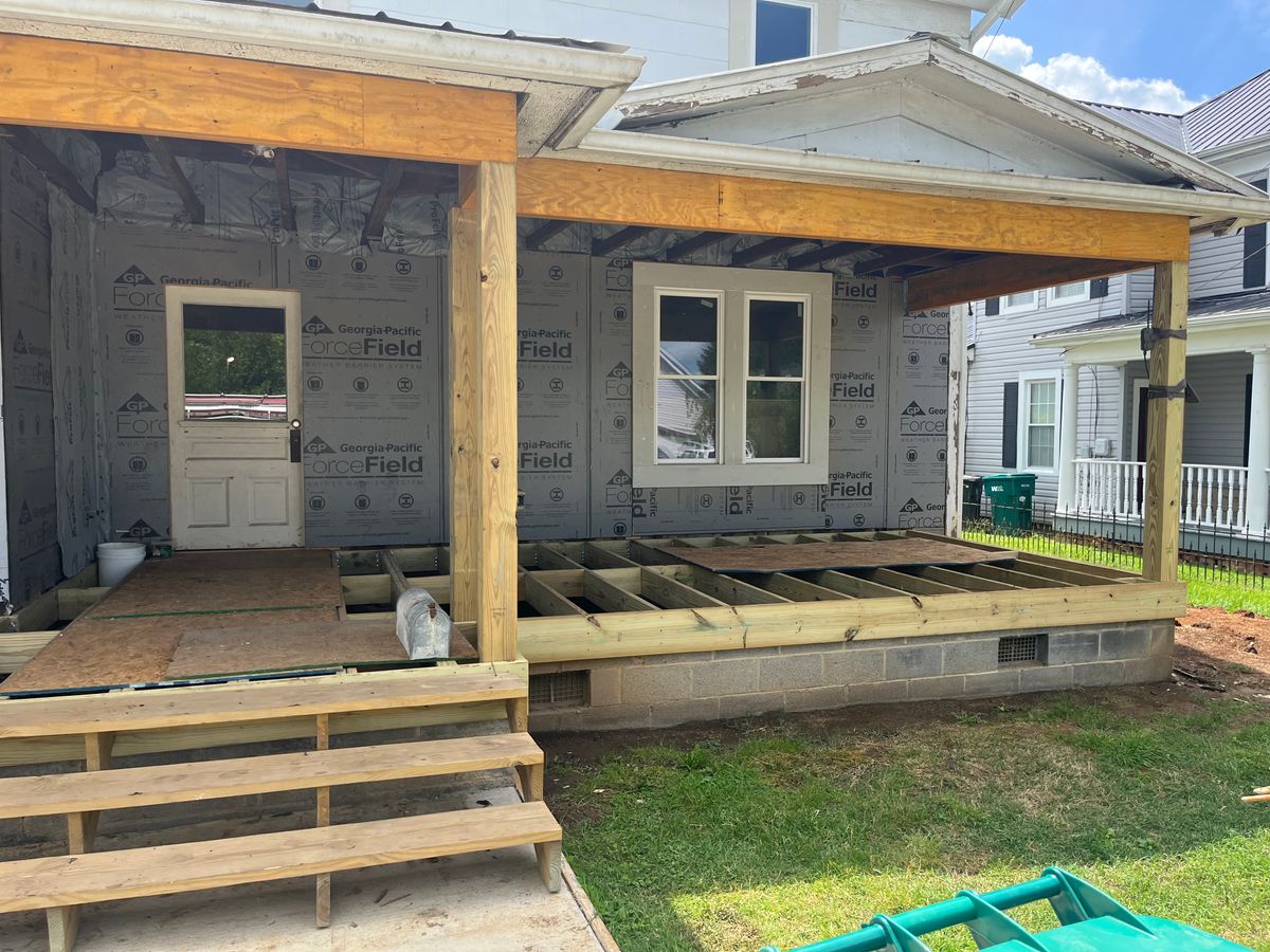 Deck & Patio Installation for CM Construction in Erwin, TN