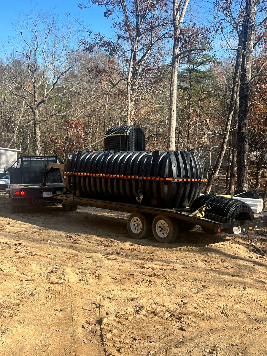 Septic System Installation for Triple H Construction in Cave Spring, GA