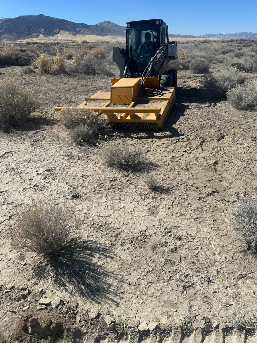 Brush Clearing for Happy’s Dirt Work in Winnemucca, NV