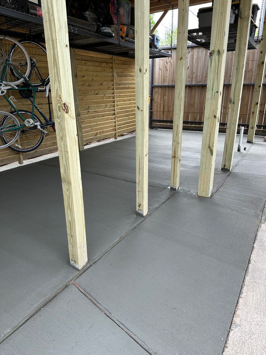 Flatwork for BigTex Concrete Construction in Houston, TX