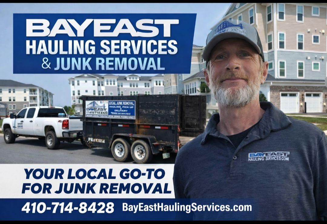Hauling for Bay East Hauling Services & Junk Removal in Grasonville, MD