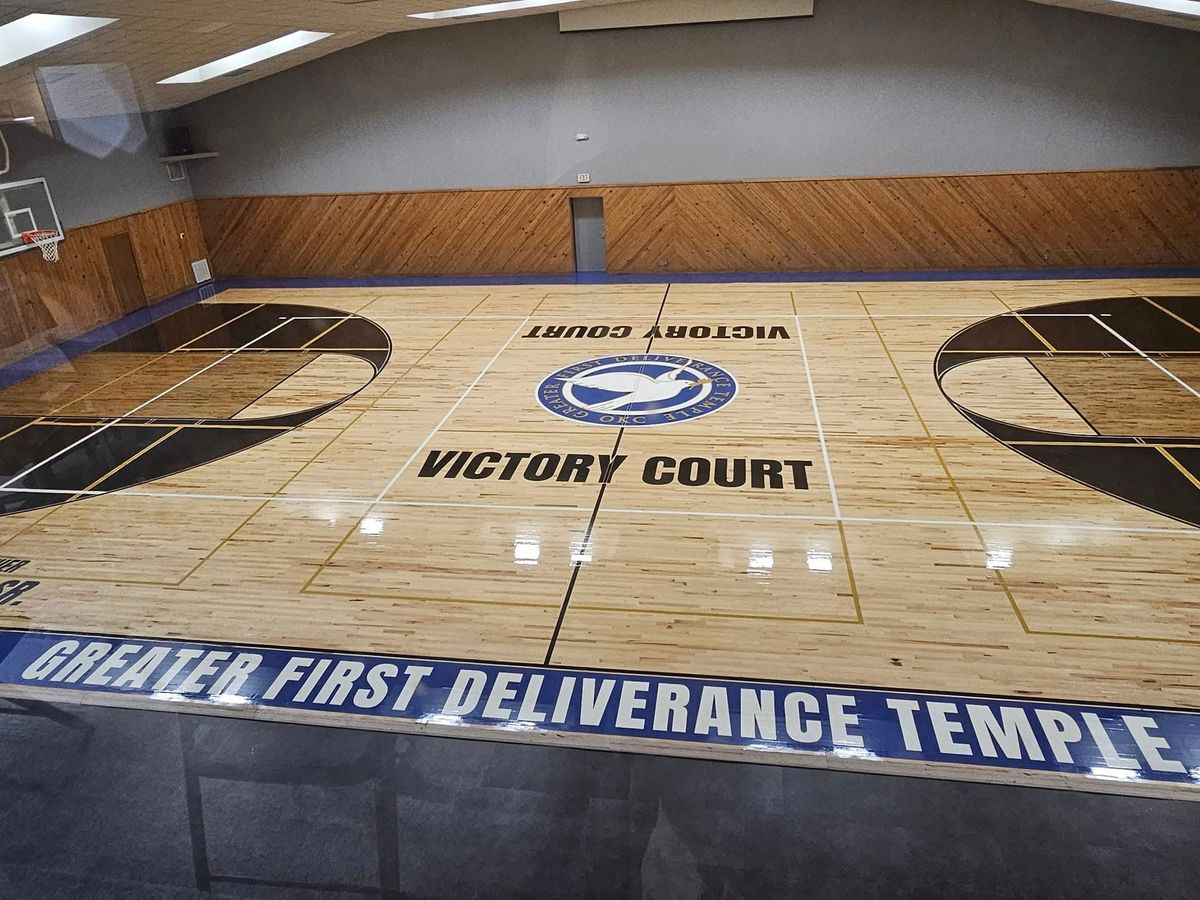 New Hardwood Sports Flooring for Next Level Flooring in Yukon, OK