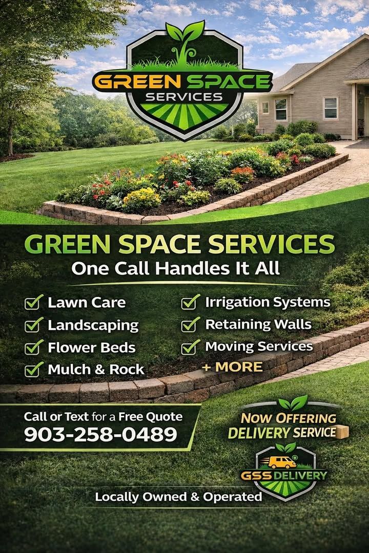Sodding for Green Space Service LLC in Tyler, TX