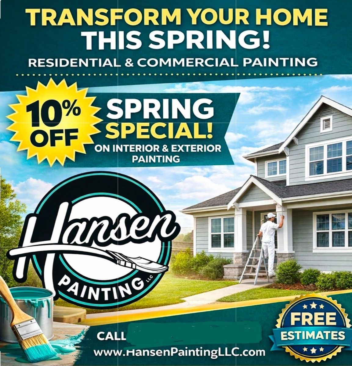 Exterior Painting for Hansen Painting in Fort Mohave, AZ