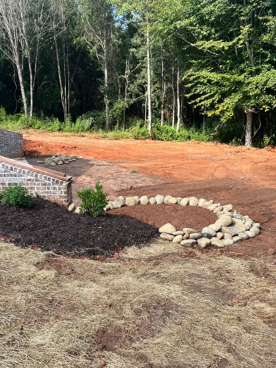 Natural Stone Hardscape for Southern Roots Services in Carrollton, GA