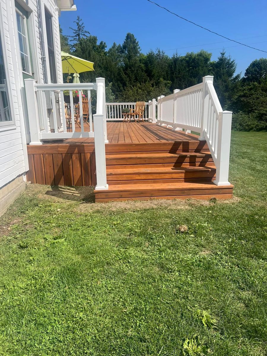 Deck & Patio Installation for Mirror Image Home Repair & Remodeling Services in Bangor, MI