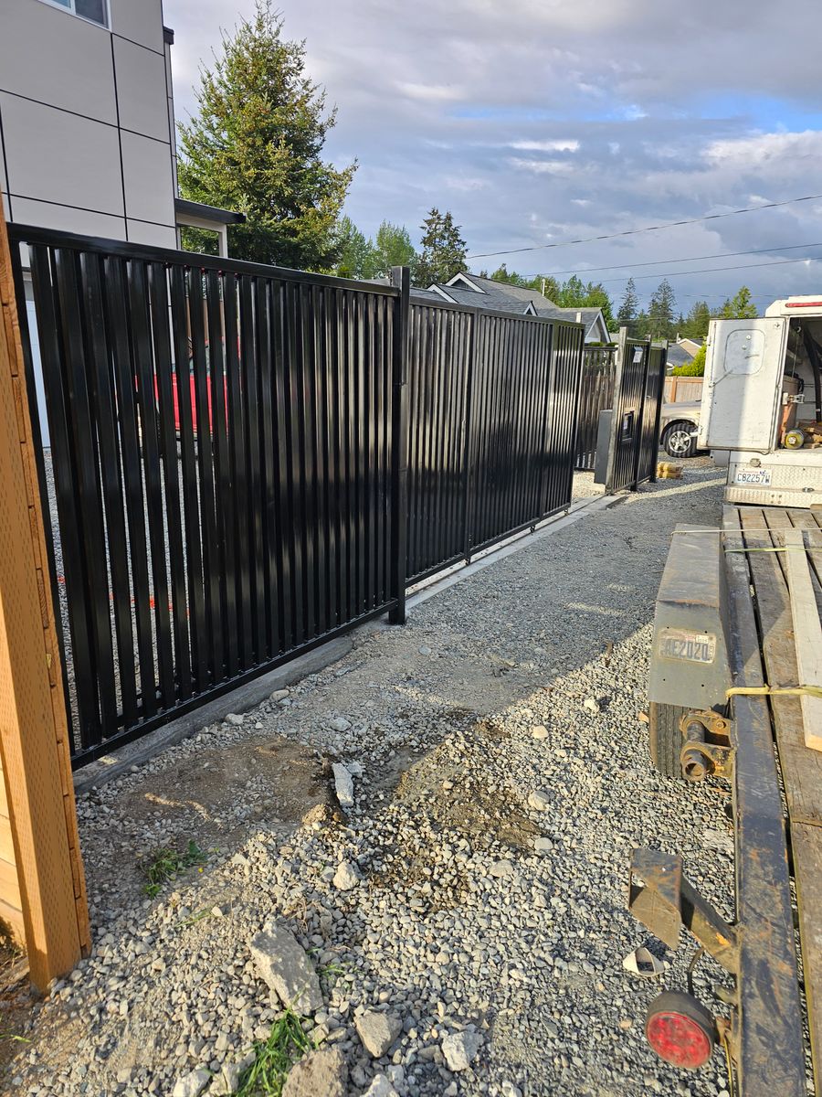 Fence Installation for Custom Gates Welding, LLC. in Auburn, WA