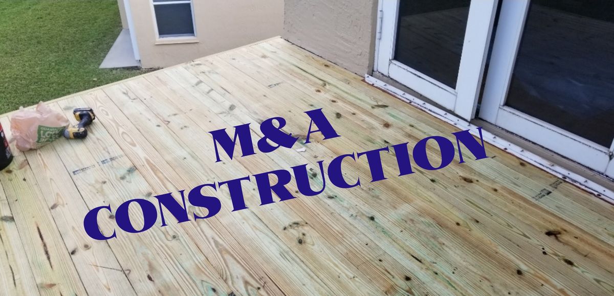 Deck & Patio Installation for M&A Construction in Southwest Ranches, FL