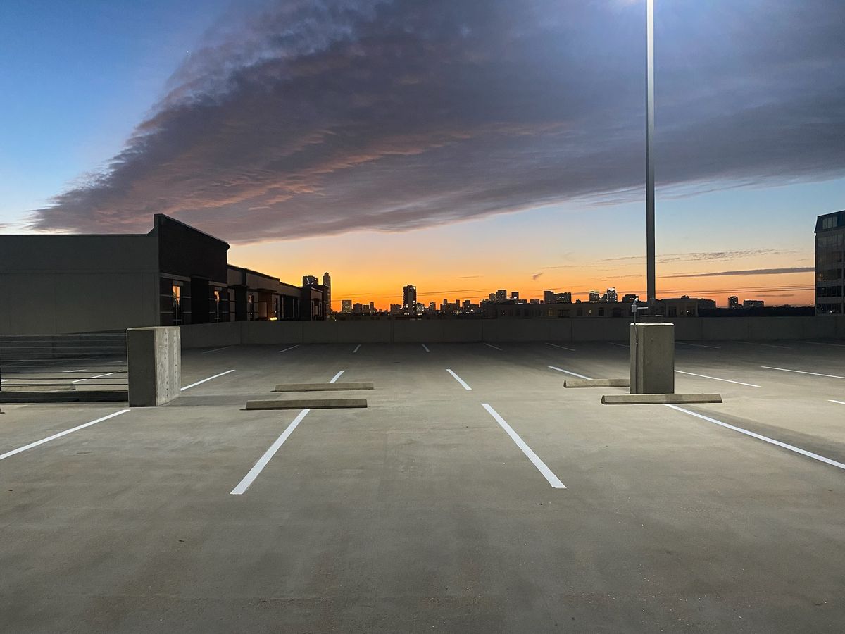 Parking Lot Re-Striping for Power Pressure Wash in Houston, TX