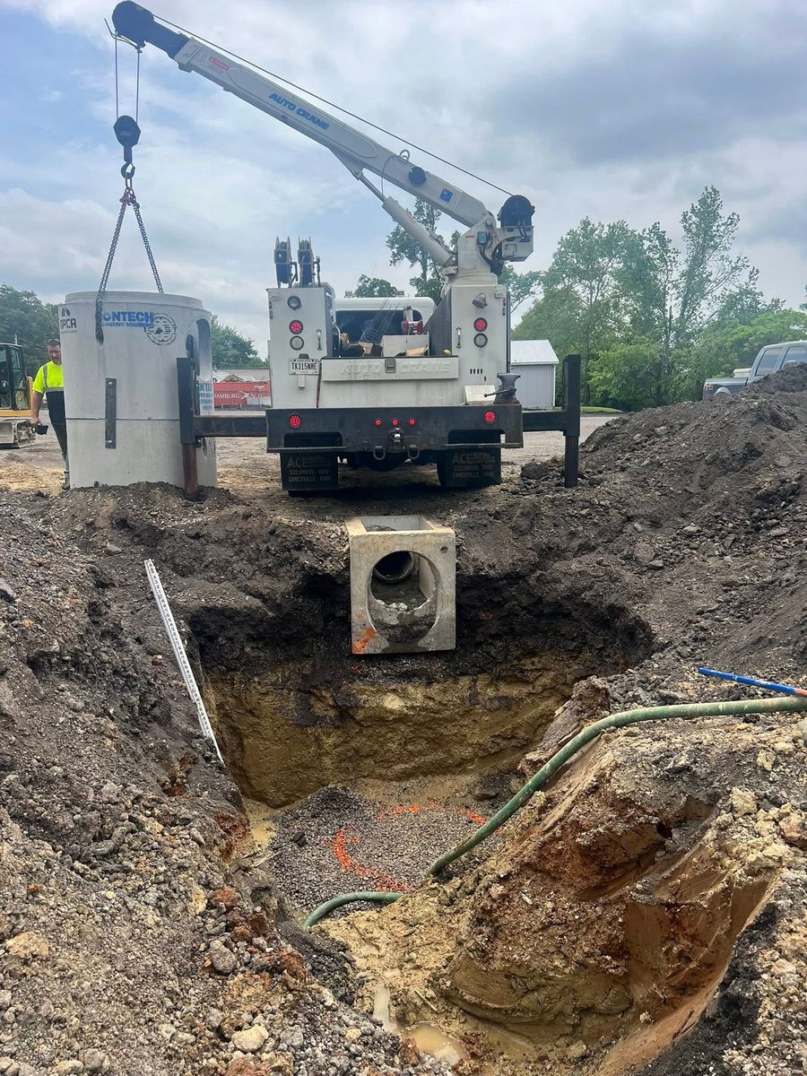 Sitework for Danny Rhodes Trucking & Excavation in Shepherdsville, KY