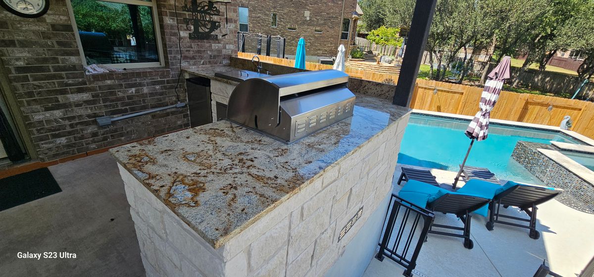 Stonework for Martin's Masonry & Landscaping in Leander, TX