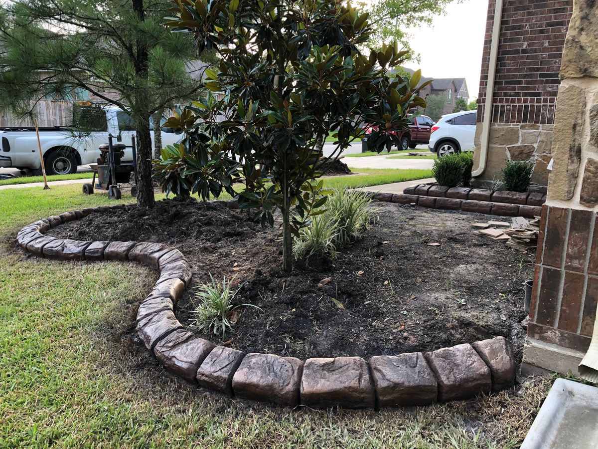 Landscaping for Texas Curb N Borders in Houston, TX