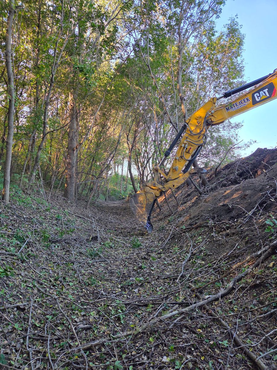 Site Preparation for Matejcek Excavating in Breckenridge, MN