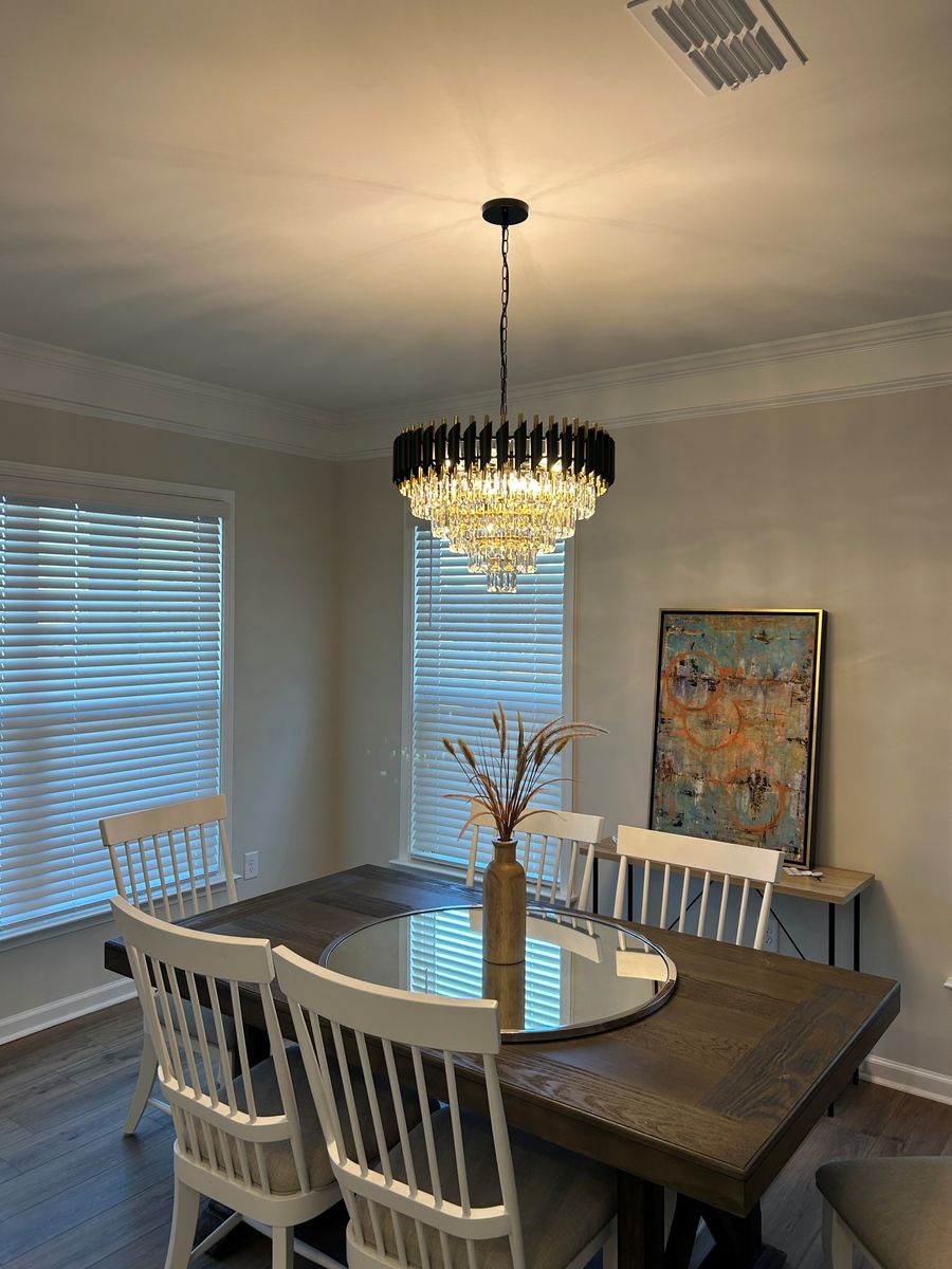 Lighting Installation for C&M Electric Service in Clayton, NC