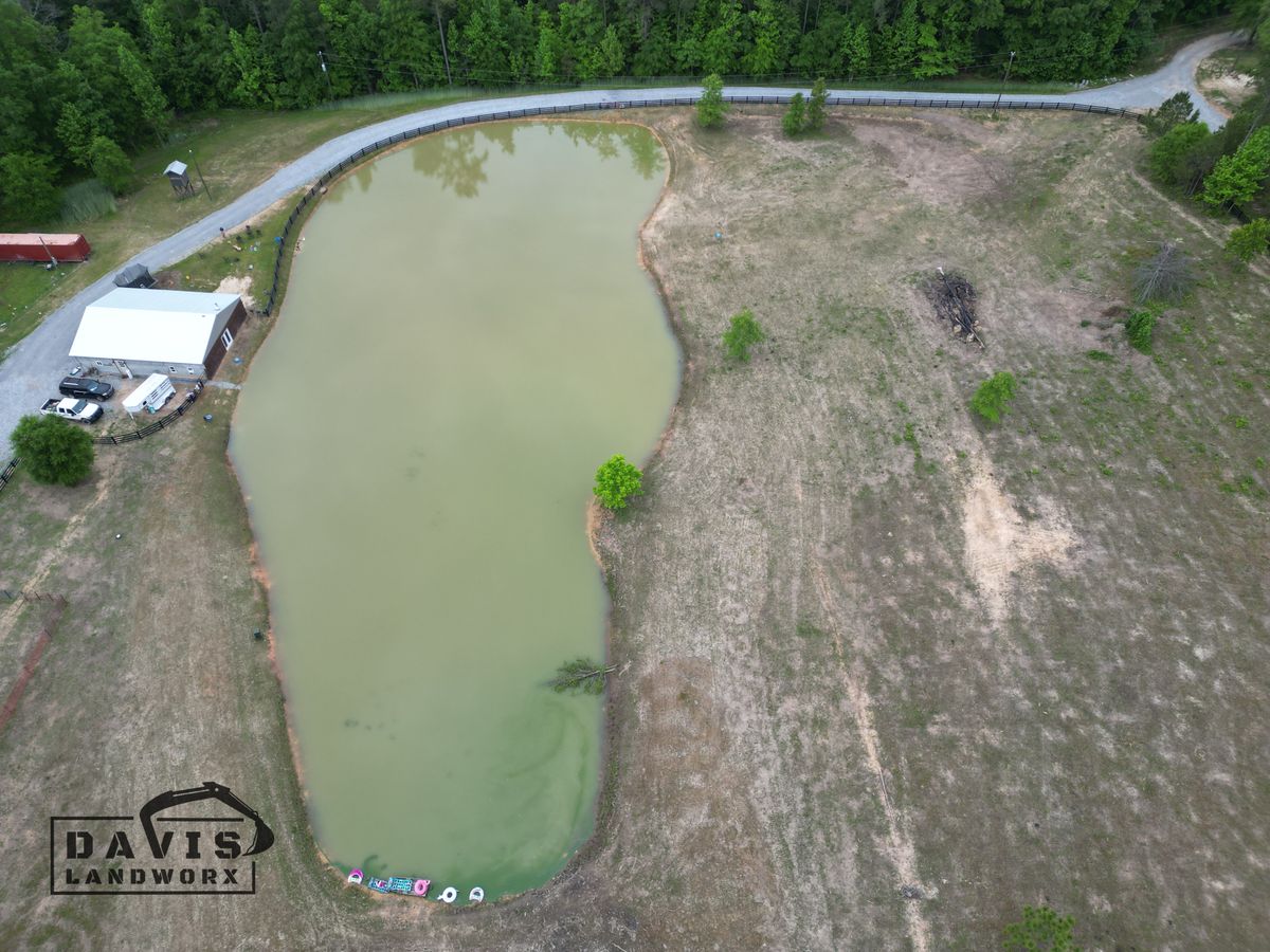 Pond Construction / Repairs for Davis Landworx in Clanton,  AL