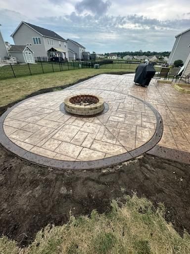 Patio Design & Installation for Fuentes Concrete Construction in Hammond, IN