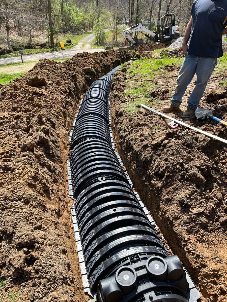 Sale and Installation of Drainage for SNL Aeration in Pecks Mill,,  WV