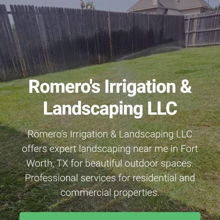 Lawn Maintenance for Romero's Irrigation & Landscaping LLC in Fort Worth, TX