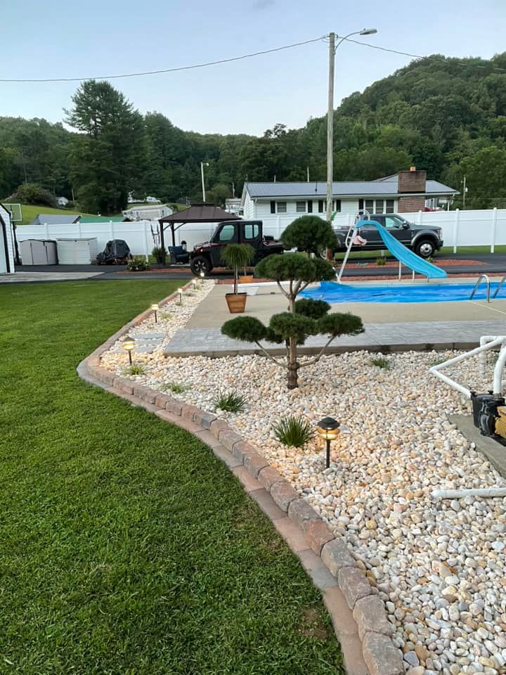Landscape Design & Install for Simmons Brothers Investments in Pounding Mill, VA