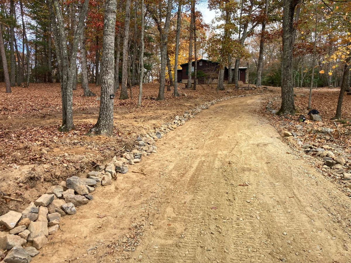 Erosion control and culvert installation for The Gravel Guy in Blairsville, GA