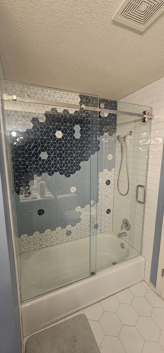 Custom Glass Installation for Topline Glassworks in Overland Park, KS