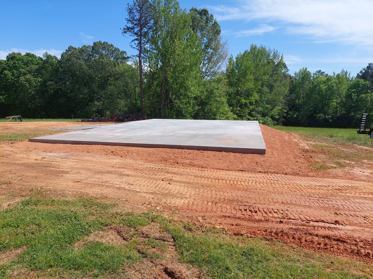 Concrete for T&J Concrete in Anderson, SC