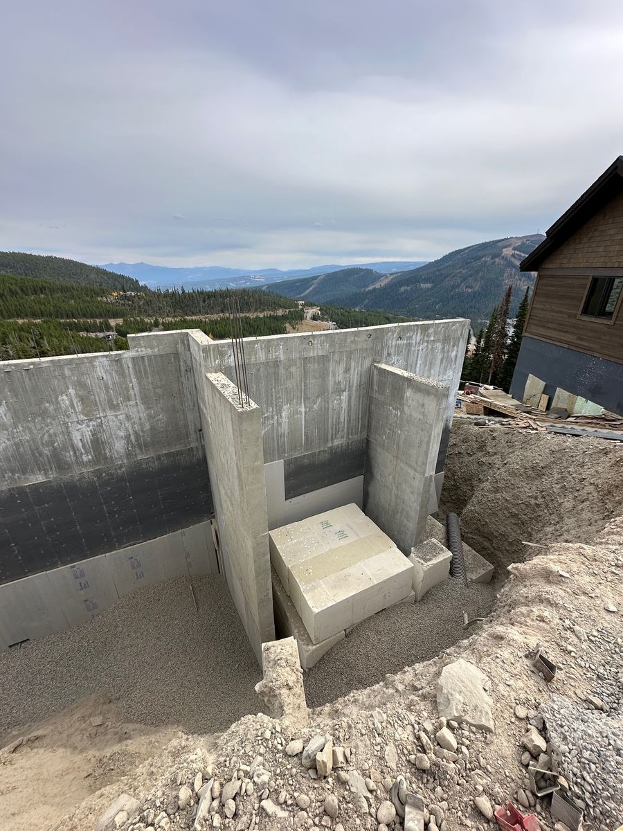Grading /Dirt Work for R&H Homes in Bozeman, MT