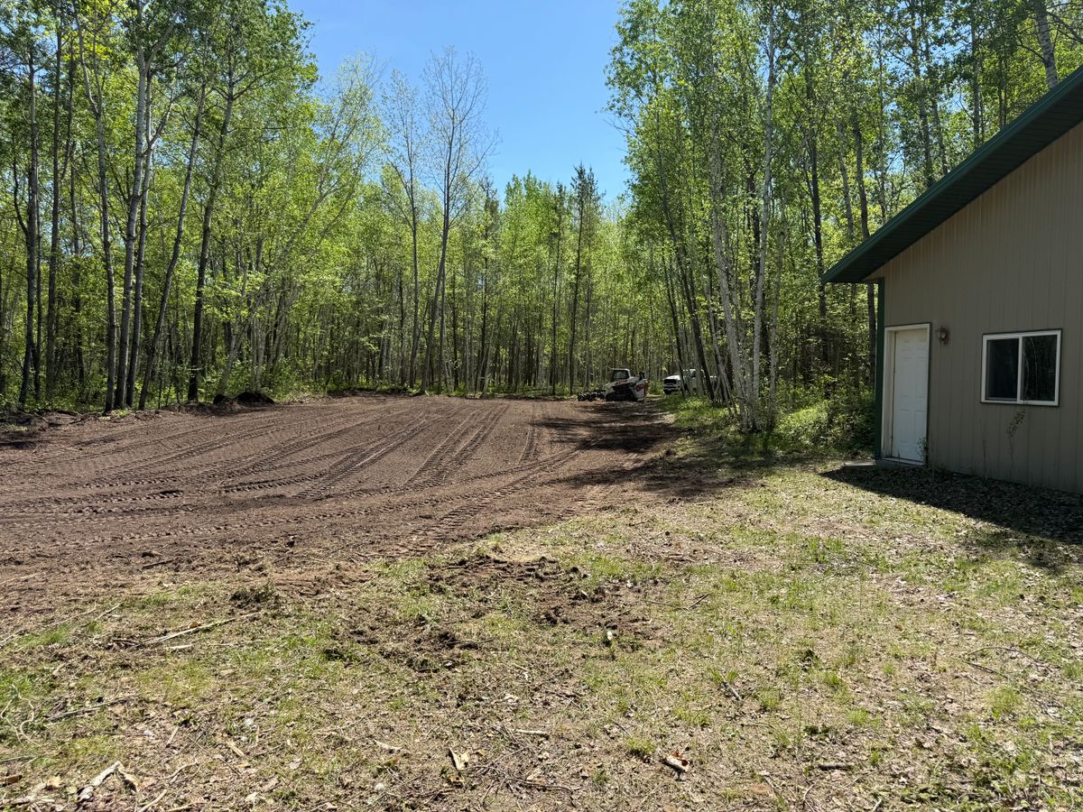 Site Leveling and Grading for Northern Summit Landworks in Little Falls, MN