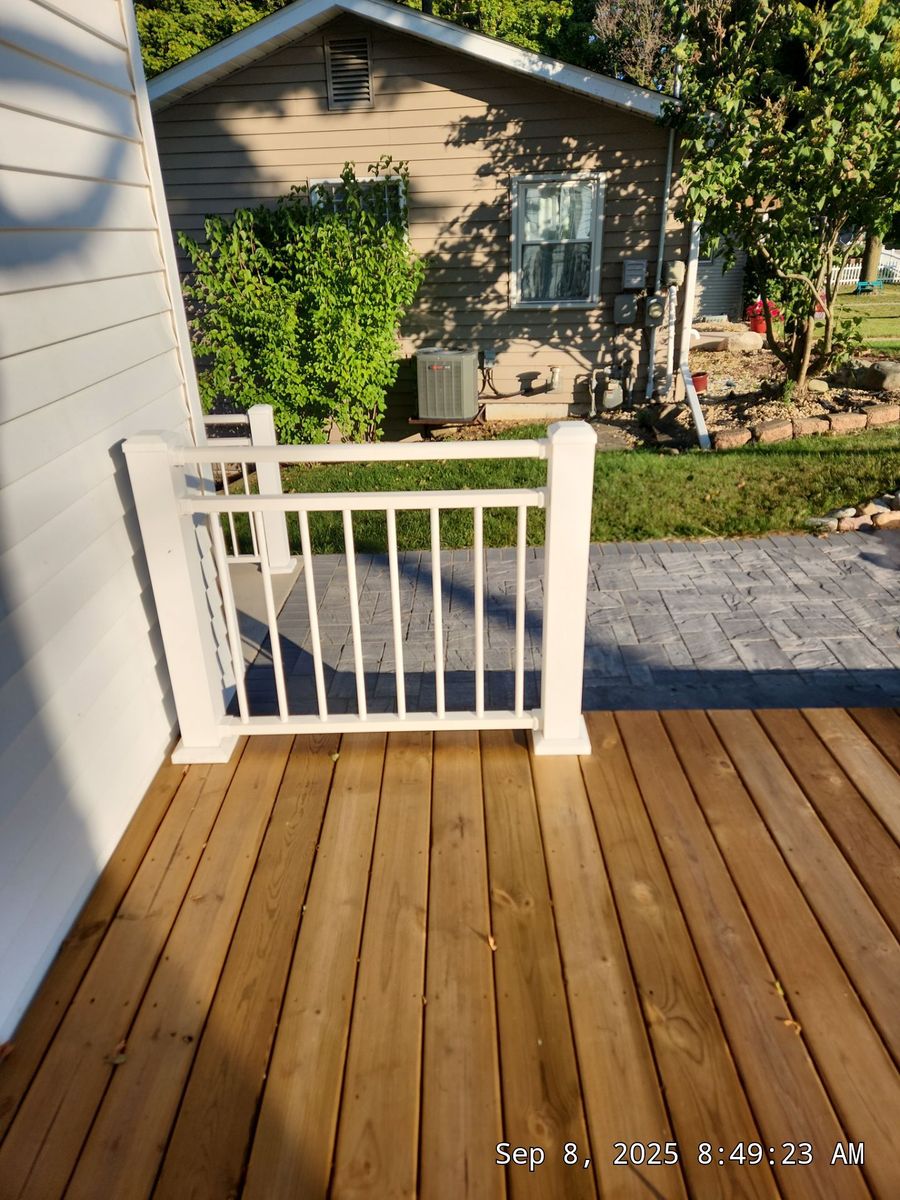 Deck & Patio Installation for Cornerstone Builds in LaGrange, IN