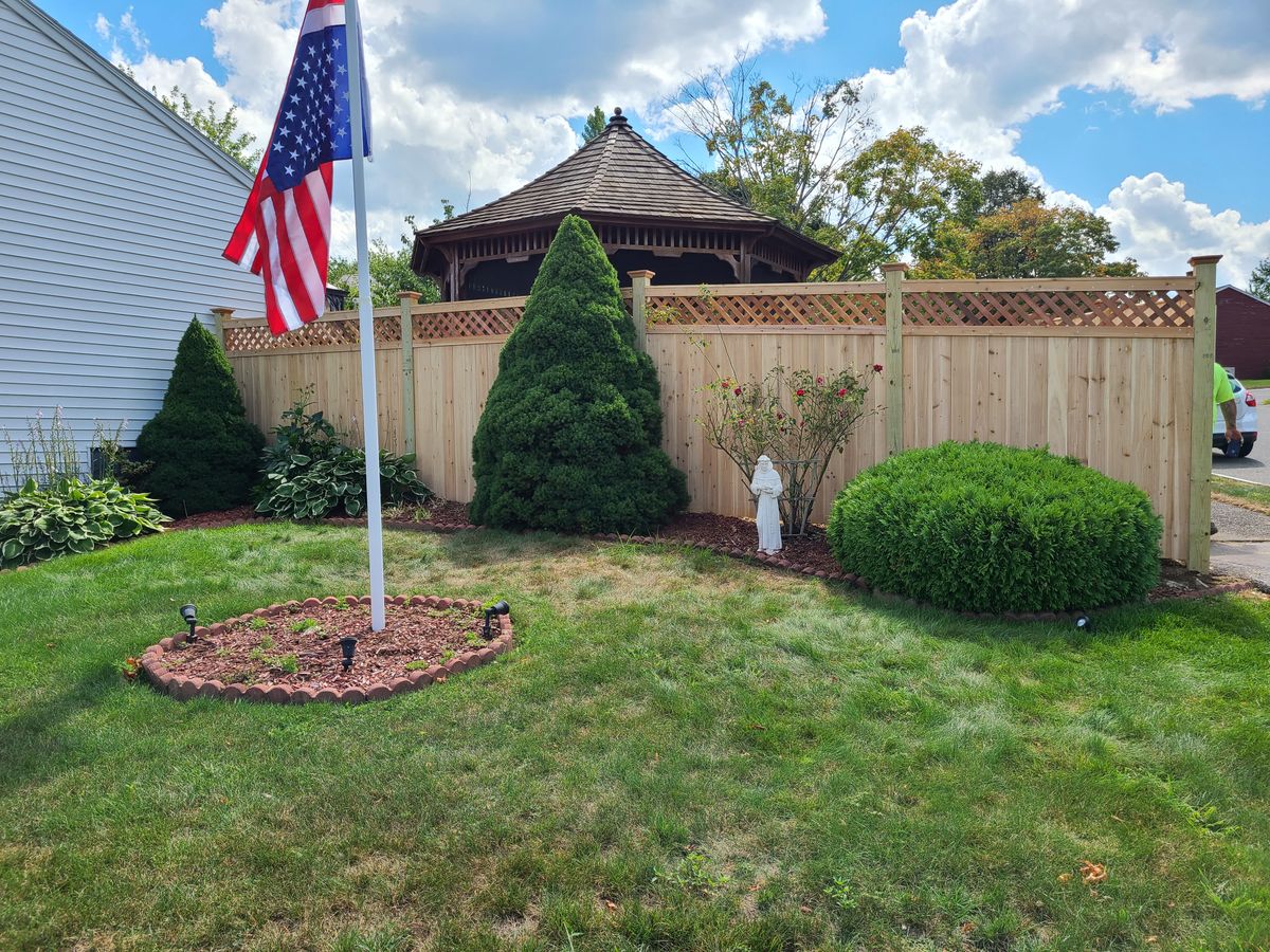 Wood Fencing Installation for Azorean Fence in Peabody, MA