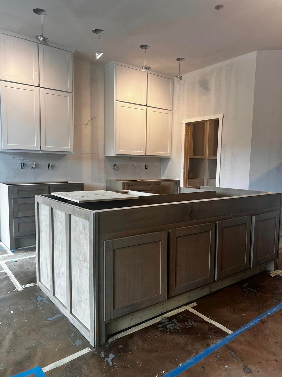 Kitchen Renovation for White's Contracting LLC in Mount Pleasant, Texas