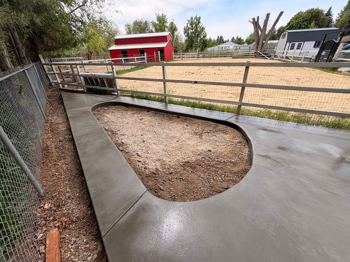 Sidewalk Installation for AMF Concrete Construction in Boise, ID