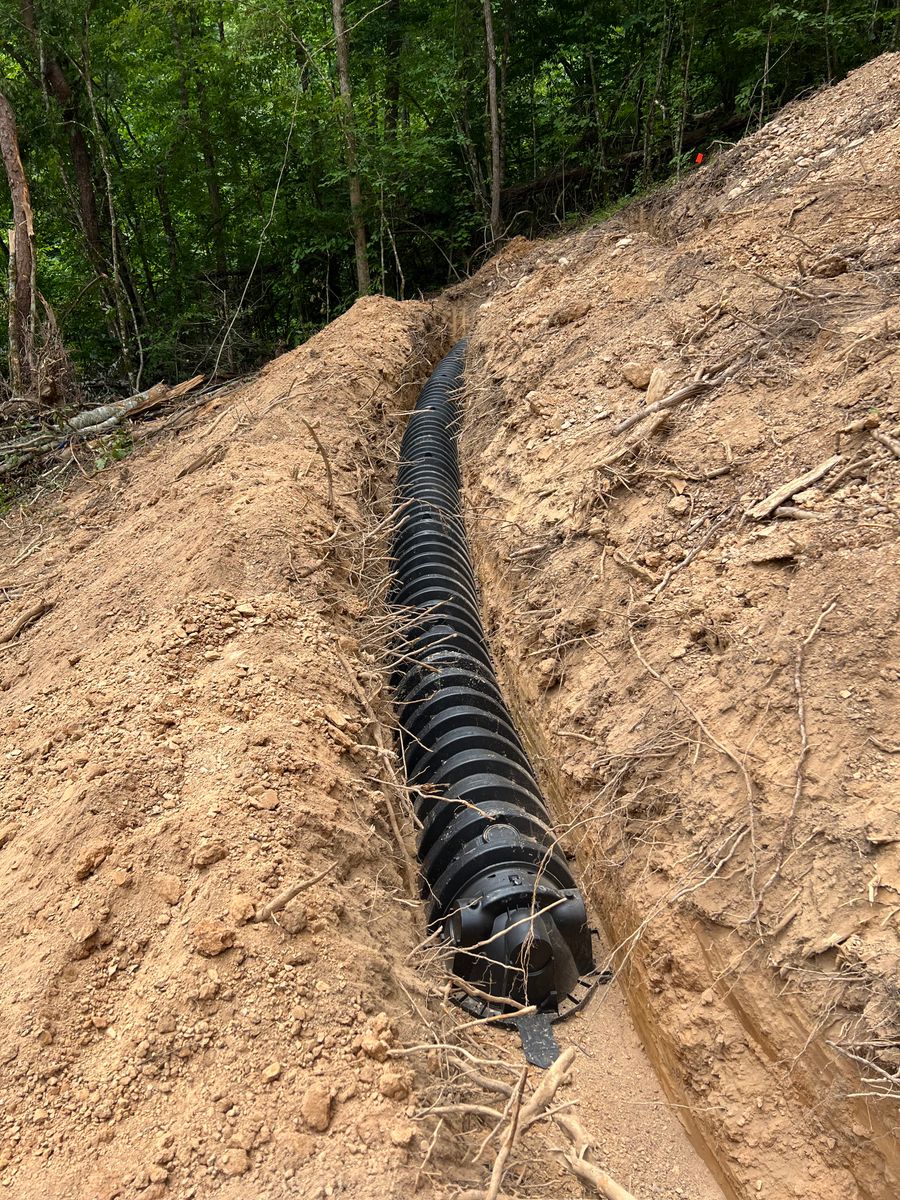 Trenching for Grayson Groundworks in Sevierville, TN