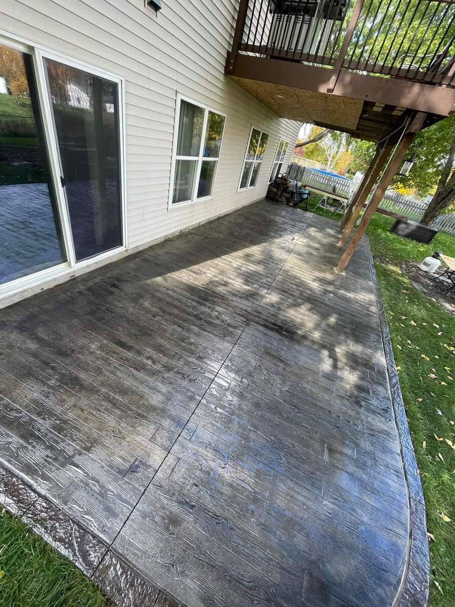 Decorative Concrete for Outdoor Dynamics LLC in Sherburne County, MN