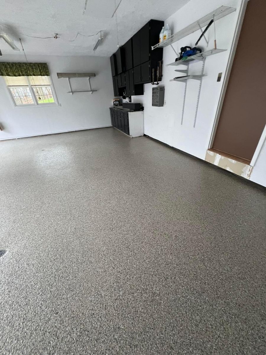 Epoxy Floor Coatings for Texas Curb N Borders in Houston, TX