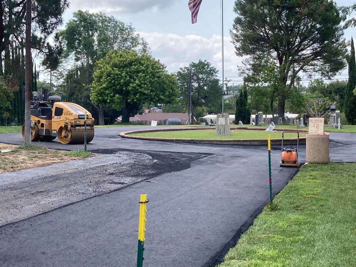 Roadway Paving for Fallbrook Asphalt Company in Fallbrook, CA
