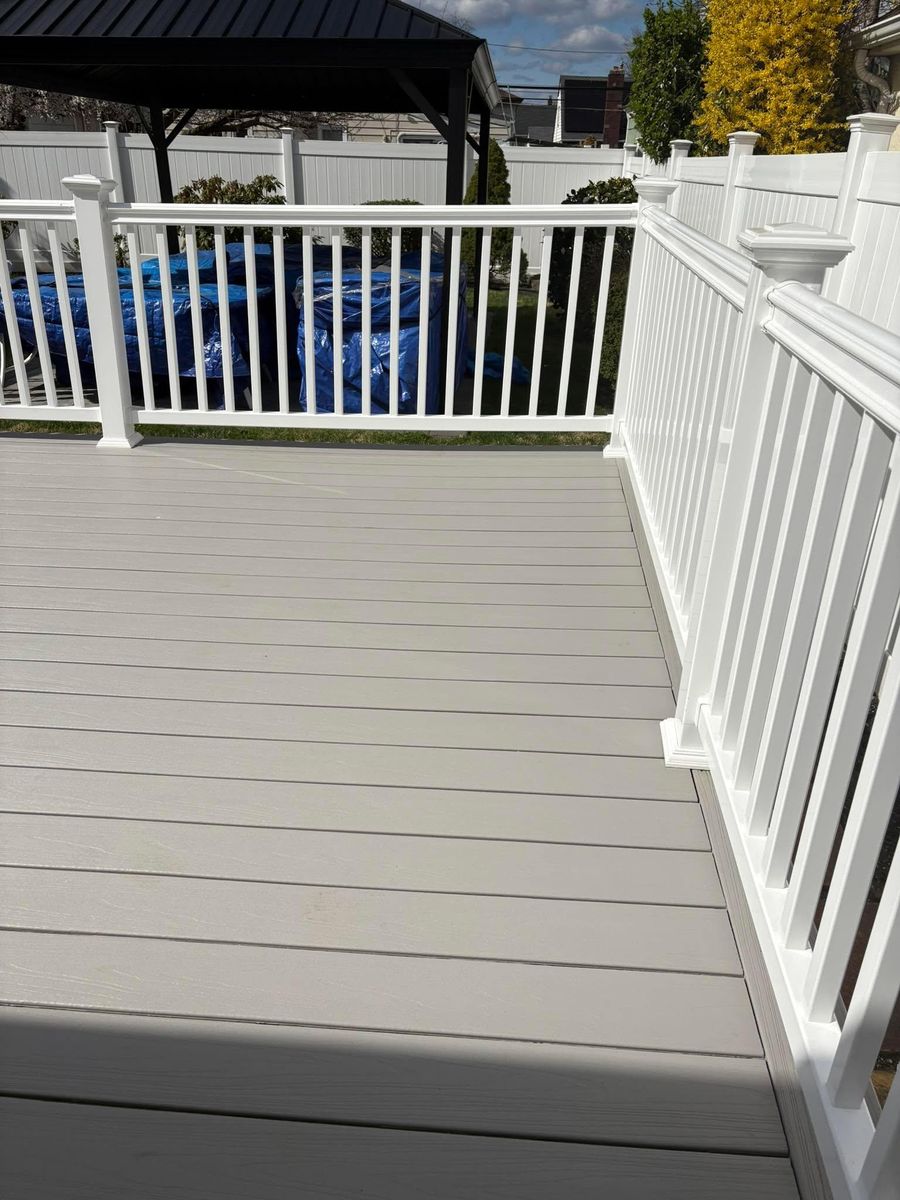 Deck Installation for Ramos Pro Painting & Construction in East Rockaway, 	New York