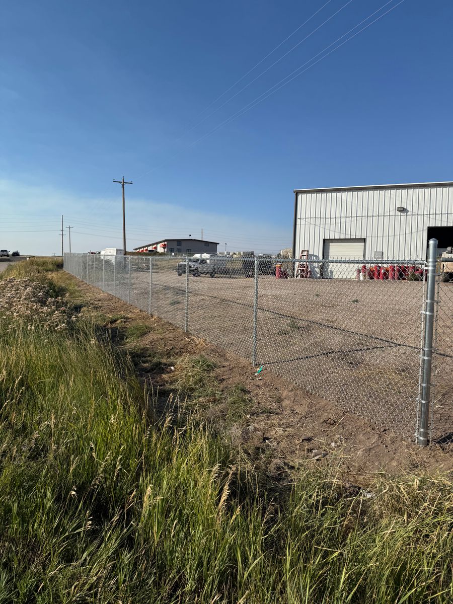 Fence Installation for DS Industries in Gillette, WY