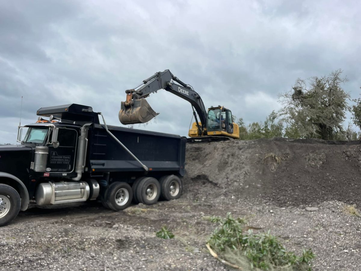 Demolition and Material Hauling for A Custom Curb & Borders in Sebring, FL