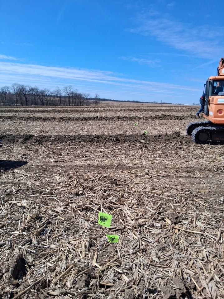 Field Tile Drainage Systems for GBA Earthmoving in Keota, IA