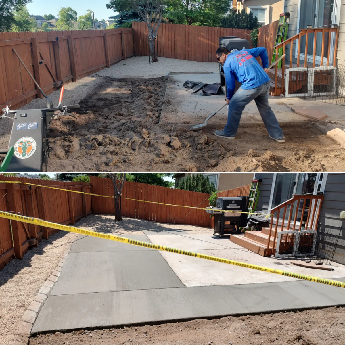 Patios for J and Son Colorado Concrete LLC in Colorado Springs, CO