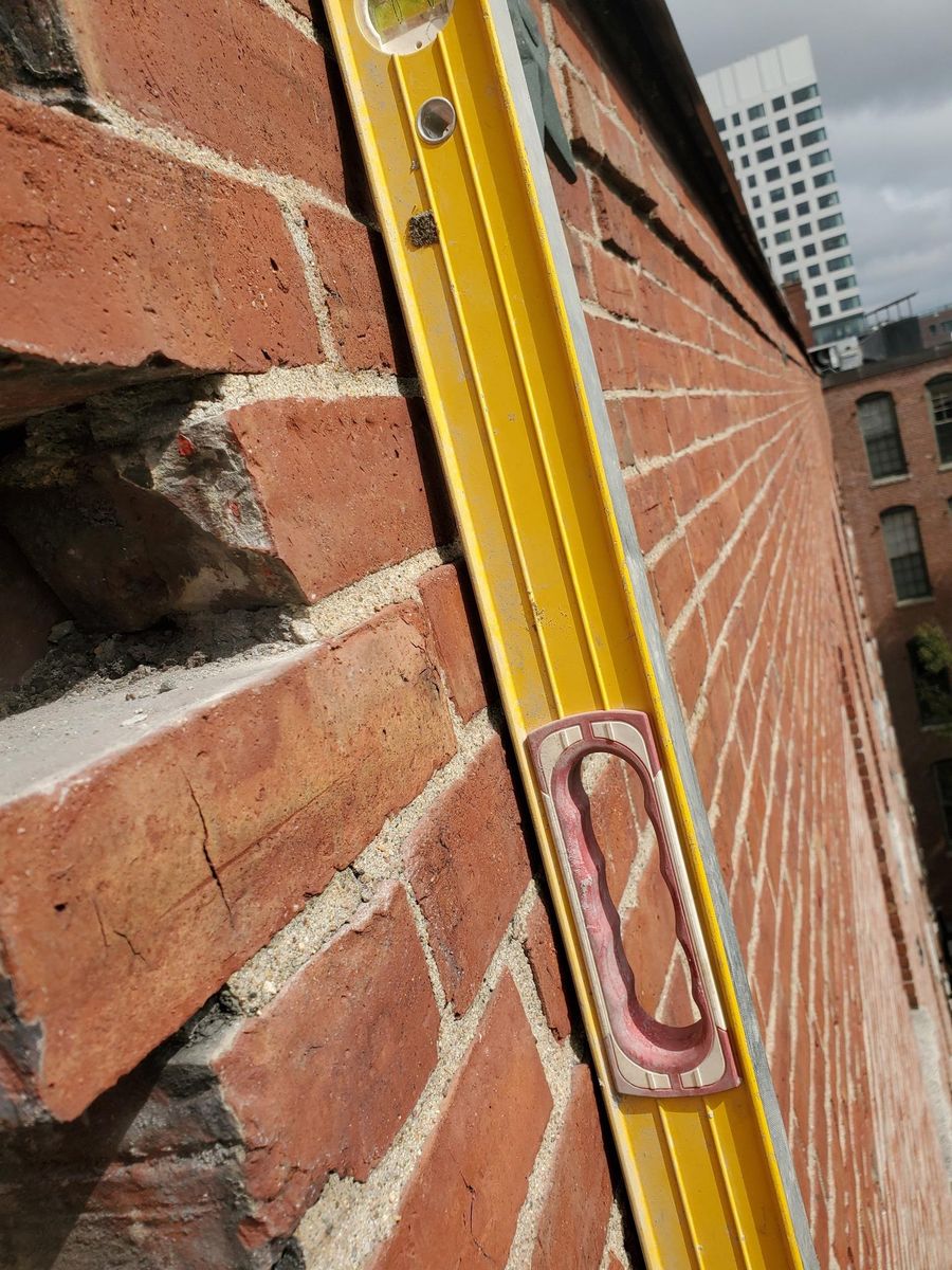 Masonry for James T. Coughlan Restoration in Brockton, MA