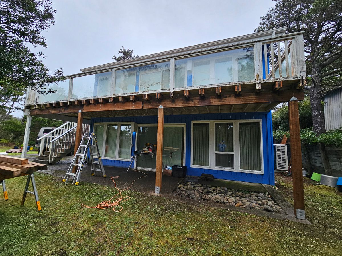 Deck Installation for BTC Construction in Florence, OR