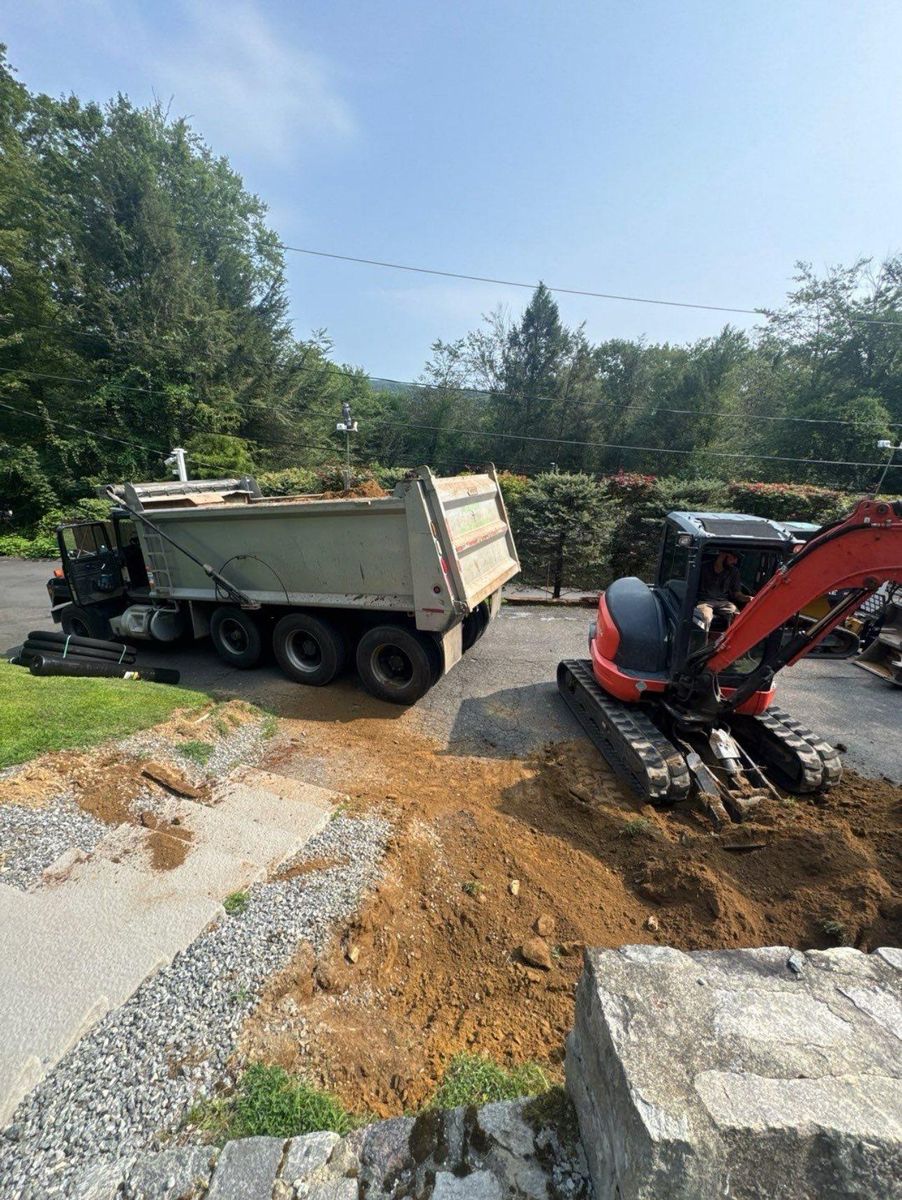 Grading for CS Property Maintenance in Middlebury, CT